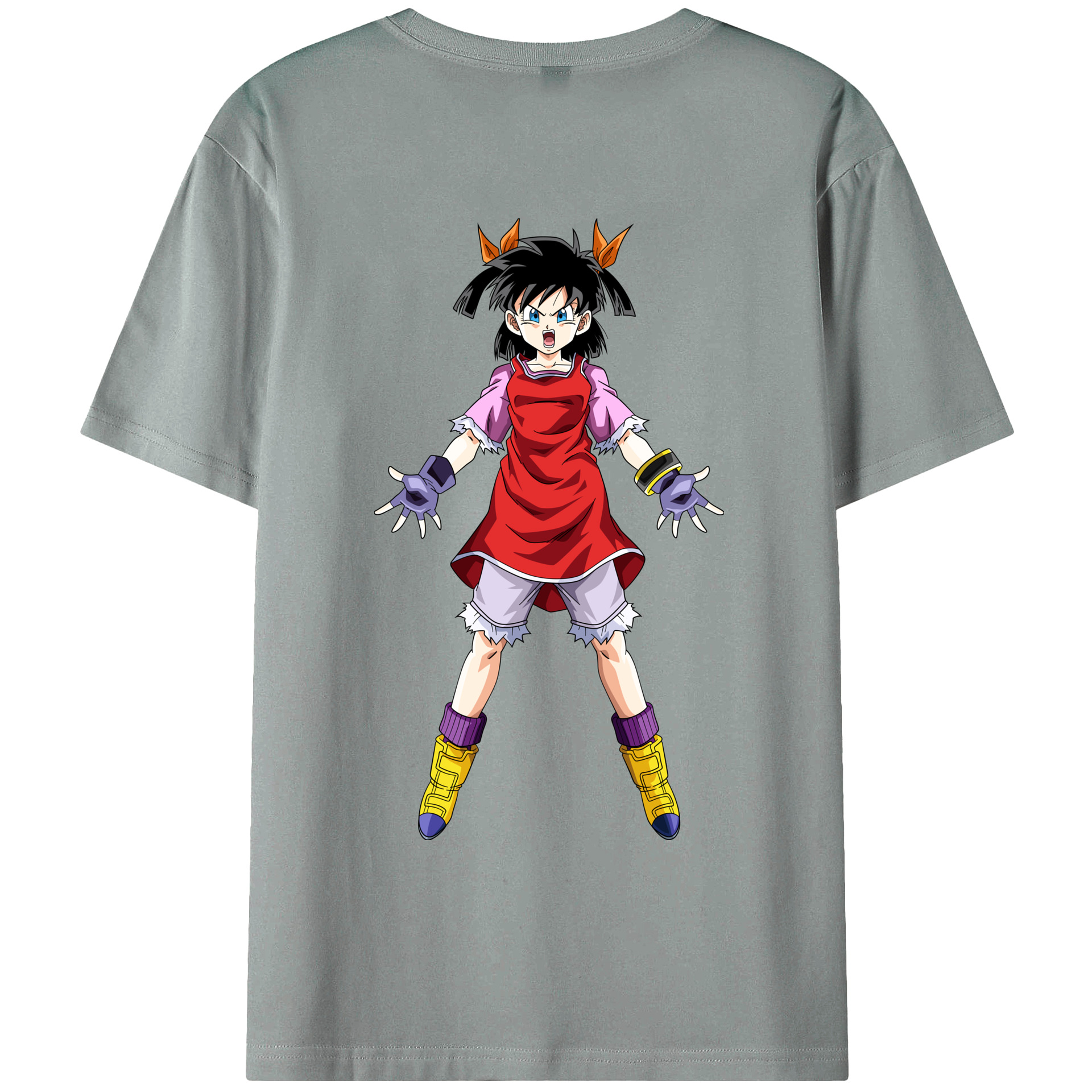 （画像用） ドラゴンボール パン DRAGON BALL Pan 綿100％ メンズ半袖Tシャツ（バックプリント） 通気性